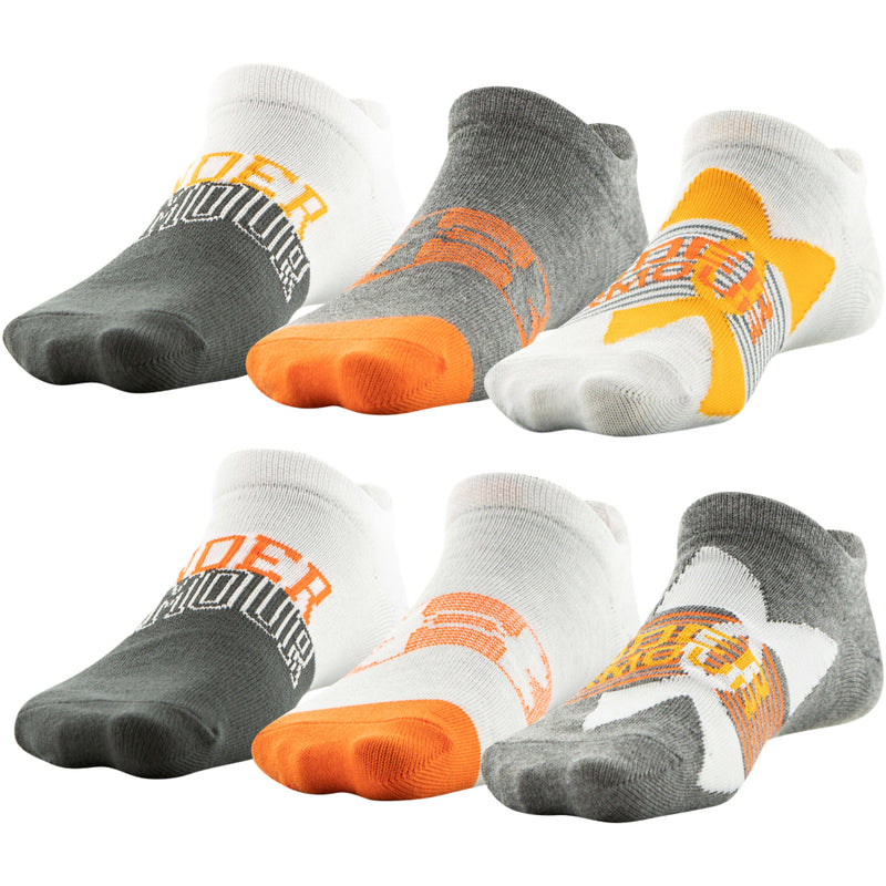 Boys' Under Armour Youth Essential Lite Low 6-Pack Socks - 981/013