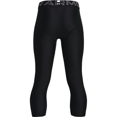 Boys' Under Armour Youth HeatGear Armour 3/4 Legging - 001 - BLACK