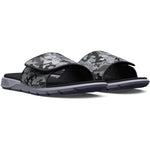 Boys' Under Armour Youth Ignite 7 Graphic Slide Sandal - 100 - GREY