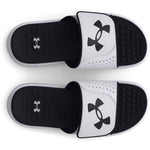 Boys' Under Armour Youth Ignite 7 Slide Sandal - 101 - WHITE