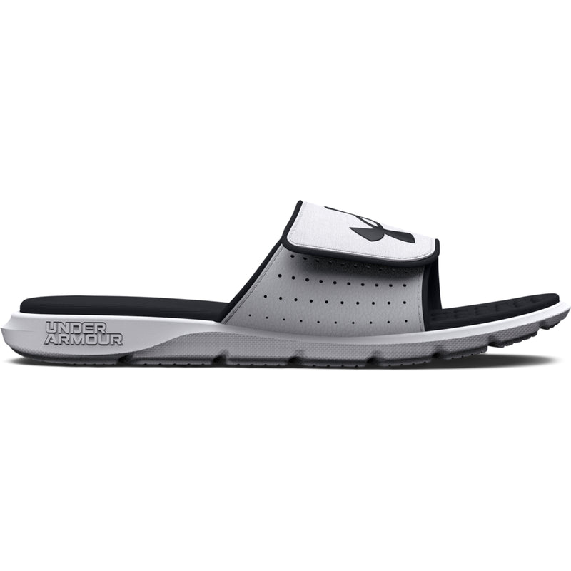 Boys' Under Armour Youth Ignite 7 Slide Sandal - 101 - WHITE