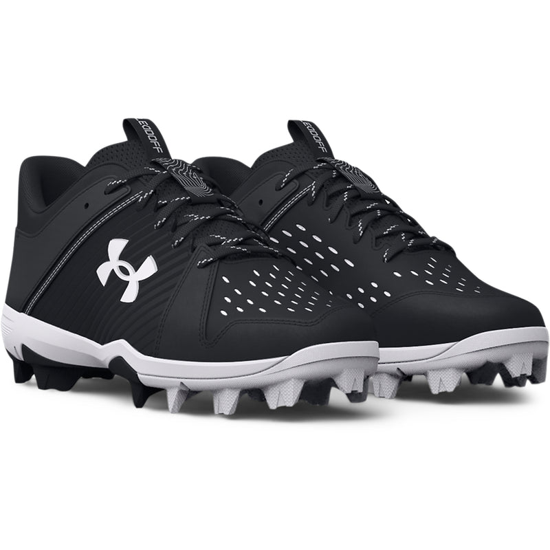 Boys' Under Armour Youth Leadoff Low RM Jr. Baseball Cleats - 001 - BLACK