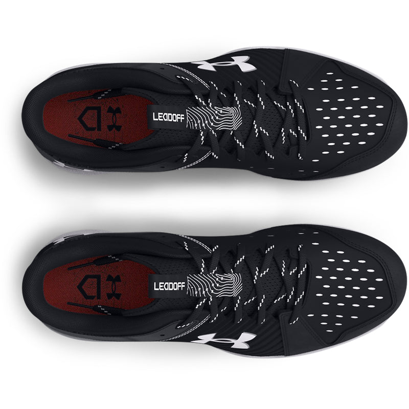 Boys' Under Armour Youth Leadoff Low RM Jr. Baseball Cleats - 001 - BLACK