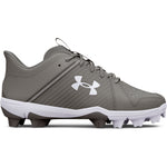 Boys' Under Armour Youth Leadoff Low RM Jr. Baseball Cleats - 102GREY