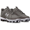 Boys' Under Armour Youth Leadoff Low RM Jr. Baseball Cleats - 102GREY