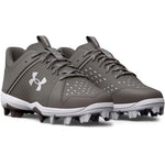 Boys' Under Armour Youth Leadoff Low RM Jr. Baseball Cleats - 102GREY