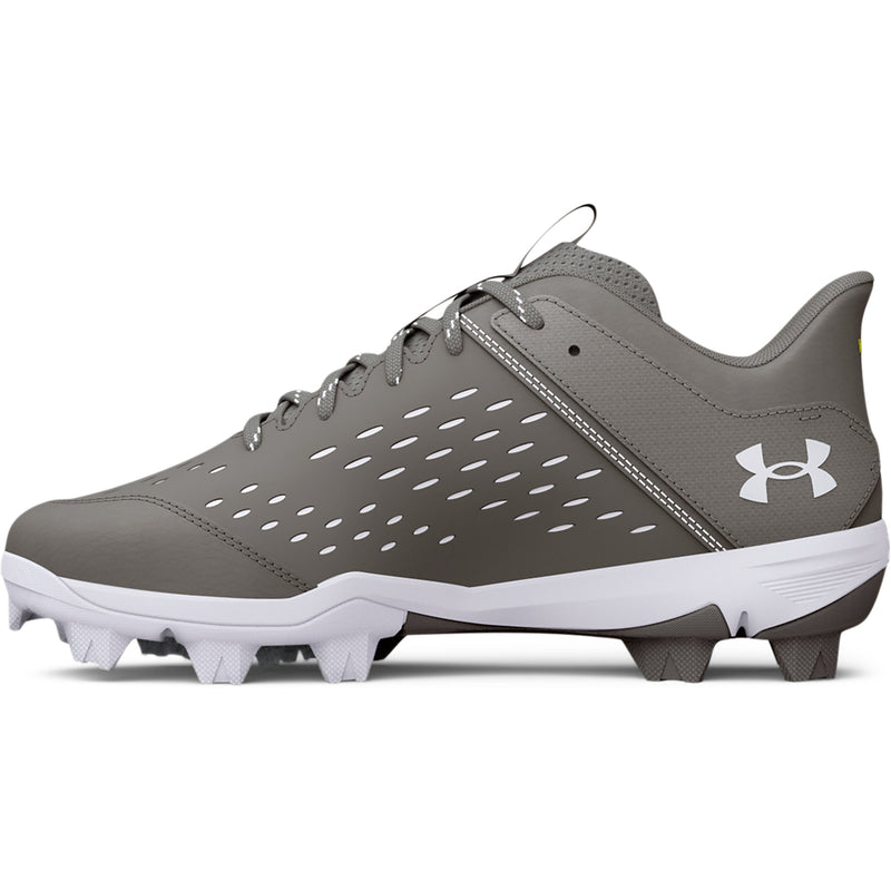 Boys' Under Armour Youth Leadoff Low RM Jr. Baseball Cleats - 102GREY