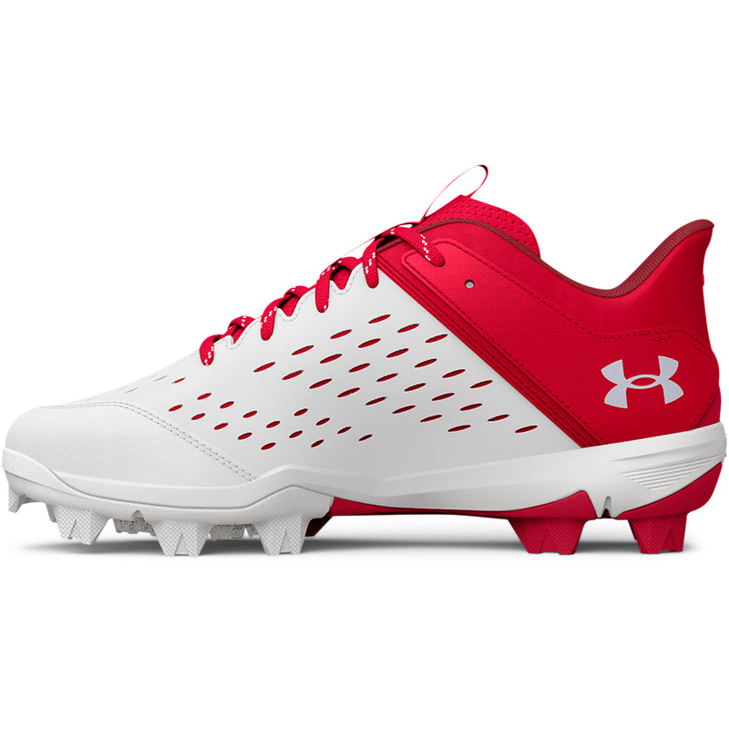 Boys' Under Armour Youth Leadoff Low RM Jr. Baseball Cleats - 601 - RED