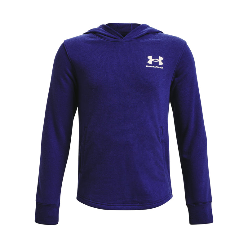 Boys' Under Armour Youth Rival Terry Hoodie - 468 - SONAR BLUE