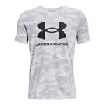 Boys' Under Armour Youth Sportstyle Logo T-Shirt - 101 - WHITE
