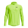 Boys' Under Armour Youth Tech 2.0 1/2 Zip - 371 - LIME SURGE