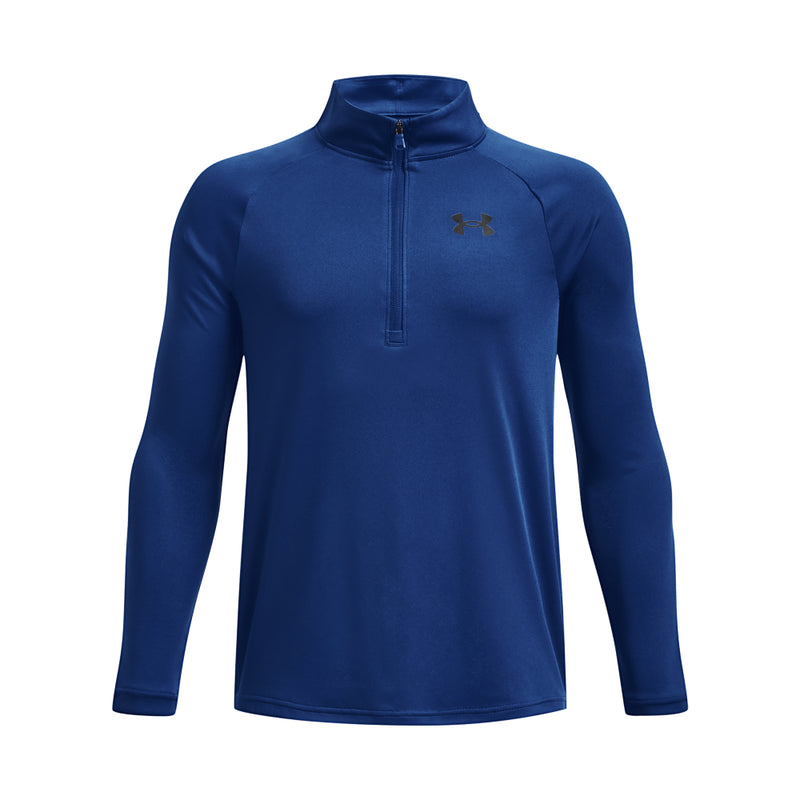 Boys' Under Armour Youth Tech 2.0 1/2 Zip - 471 - BLUE MIRAGE