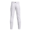 Boys' Under Armour Youth Utility Baseball Pants - 100 - WHITE/BLACK