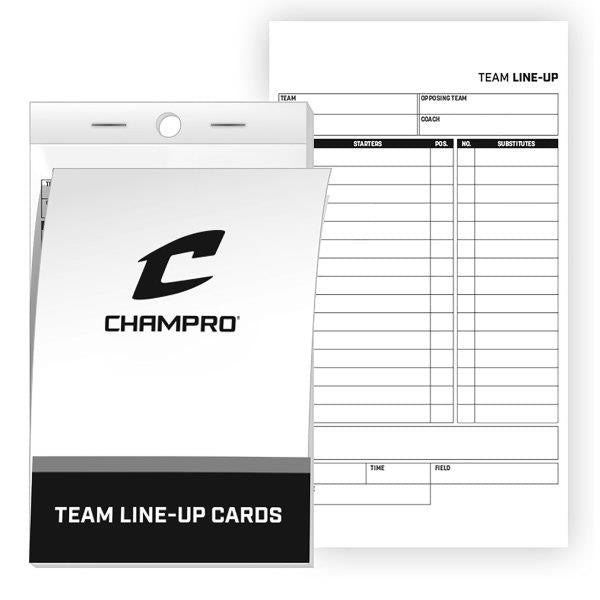 Champro Line-Up Cards