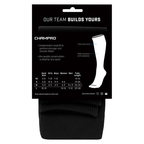 Champro Multi-Sport Sock - BLACK