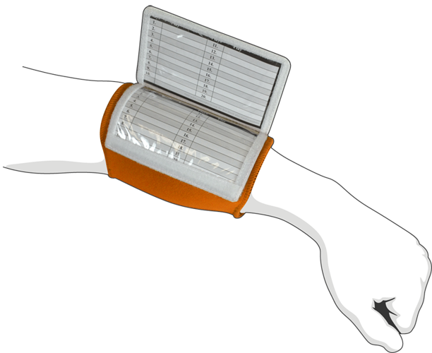 Cutters Triple Playmaker Wristcoach - 01 - BLACK