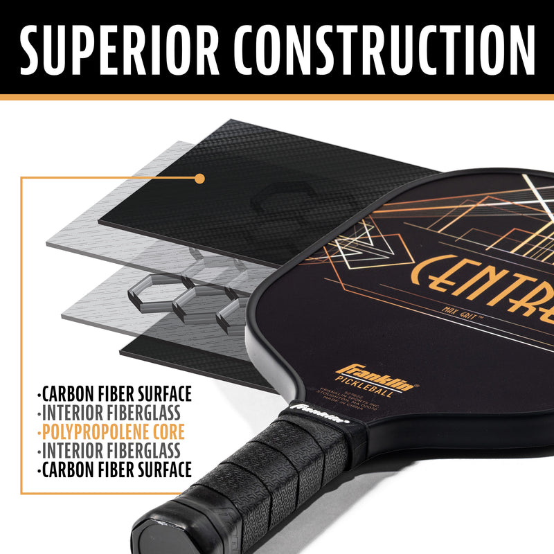 Franklin Aspen Kern Centre Carbon Fiber Pickleball Paddle