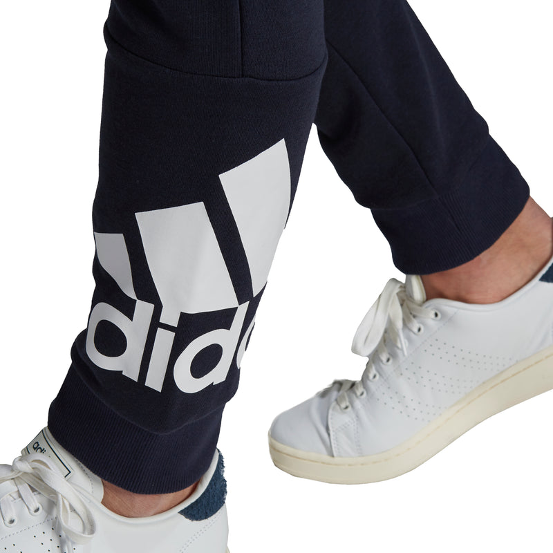 Men's Adidas Essentials French Terry Tapered Cuff Logo Pant