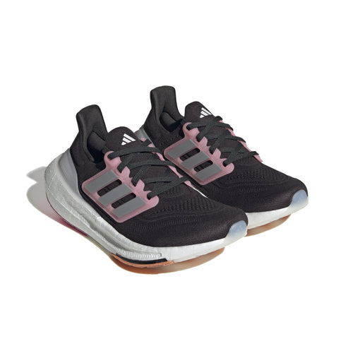 Girls' Adidas Youth Ultraboost Light - BLACK/PINK