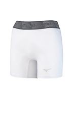 Girls' Mizuno Youth Aero Vent Padded Sliding Short - 0000 - WHITE