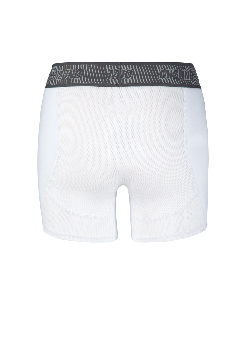 Girls' Mizuno Youth Aero Vent Padded Sliding Short - 0000 - WHITE