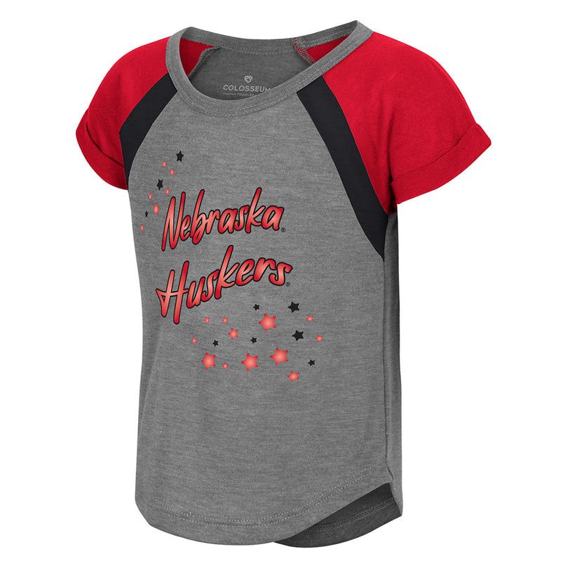 Girls' Nebraska Huskers Toddler  Chloe T-Shirt - NEBRASKA