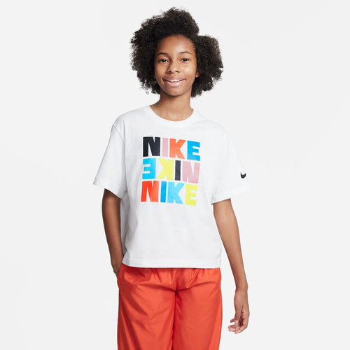 Girls' Nike Youth NSW T-Shirt - 100 - WHITE