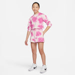 Girls' Nike Youth Washed Shorts - 623 FUCH