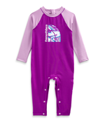 Girls' The North Face Infant Amphibious Sun One-Piece - HCP PURP