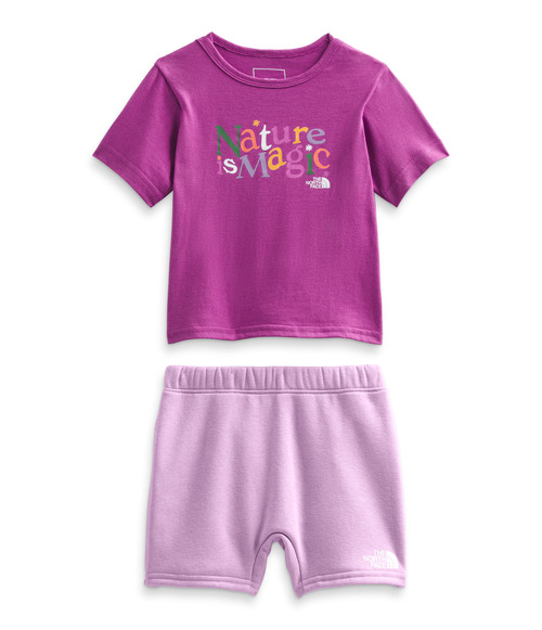 Girls' The North Face Infant Cotton Summer Set - P6B PURP