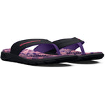 Girls' Under Armour Ignite Marbella Graphic Sandals - 001 - BLACK