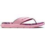 Girls' Under Armour Ignite Marbella Graphic Sandals - 600 - PINK