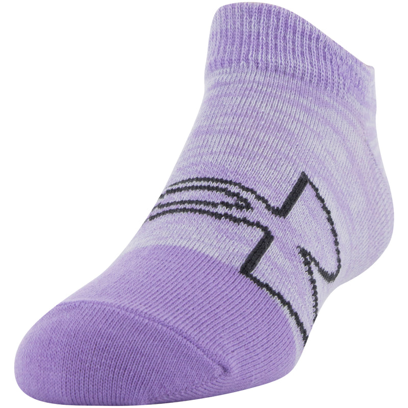 Girls' Under Armour Youth Essential No Show 6-Pack Socks - 204/104