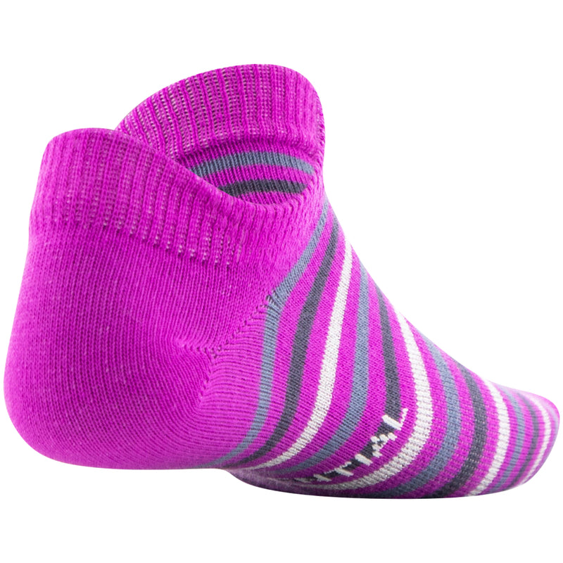 Girls' Under Armour Youth Essential No Show 6-Pack Socks - 547/577