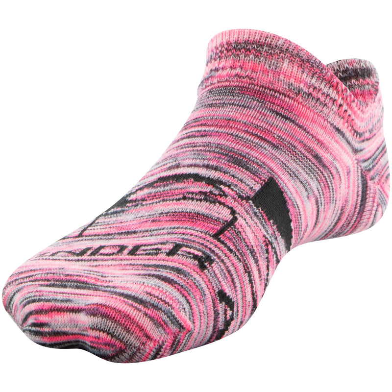 Girls' Under Armour Youth Essential No Show 6-Pack Socks - 656 CERI