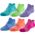 Girls' Under Armour Youth Essential No Show 6-Pack Socks - 696/695