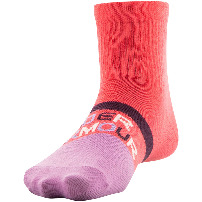 Girls' Under Armour Youth Essential Quarter Sock 6-Pack - 967/537