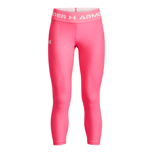 Girls' Under Armour Youth HeatGear Armour Ankle Crop - 653 - PINK