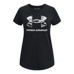 Girls' Under Armour Youth Sportstyle Graphic Tee - 005 - BLACK