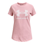 Girls' Under Armour Youth Sportstyle Graphic Tee - 647 PINK