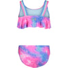 Grils' Under Armour Youth Tie Dye Flutter 2-Piece Bikini Swimsuit - 673-PC