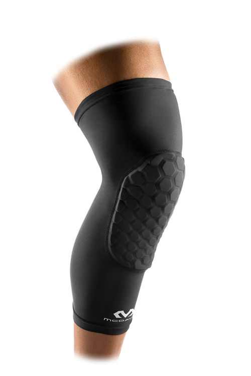 McDavid HEX TUF Padded Leg Sleeves  - BLACK