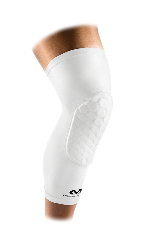 McDavid HEX TUF Padded Leg Sleeves  - WHITE