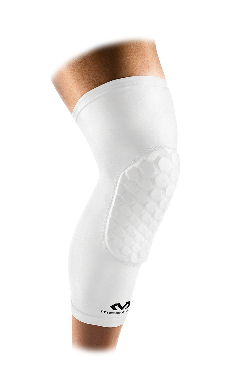 McDavid HEX TUF Padded Leg Sleeves  - WHITE