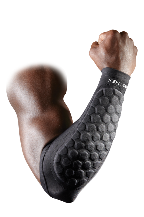 McDavid Hex Padded Forearm Sleeves  - BLACK