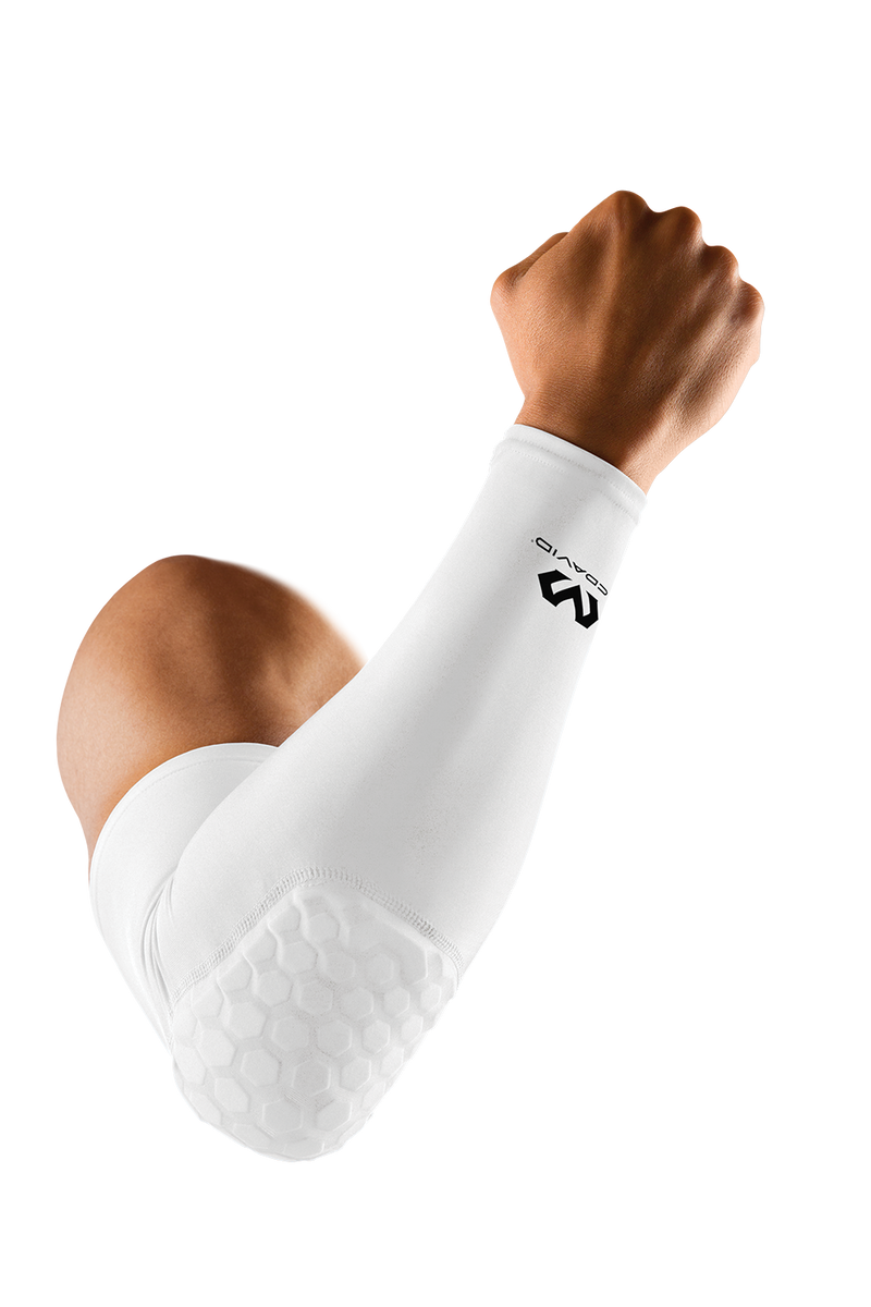 McDavid Hex Padded Shooter Sleeve - WHITE