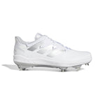 Men's Adidas Adizero Afterburner 8 Baseball Cleats - WHITE/SILVER