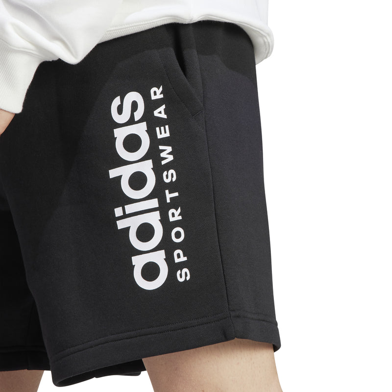 Men's Adidas All SZN Fleece Graphic Shorts - BLACK