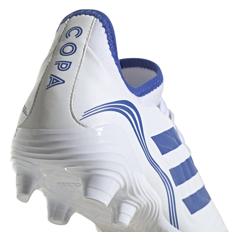 Men's Adidas Copa Sense .3 Firm Ground Soccer Cleats - WHITE/BLUE