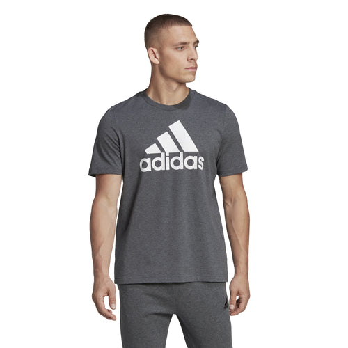 Men's Adidas Essentials Big Logo T-Shirt - DARK GREY